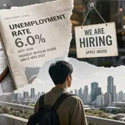 Philippine jobless rate hits 6%, highest in four years